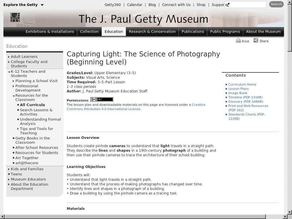 Capturing Light: The Science of Photography (Beginning Level)